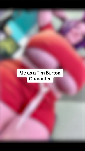 Had to blur before, still SFW but probdbly close 😅 Didnt want to so another ai but who doesn’t want to be a #timburton #character ! Came out really lovely too.