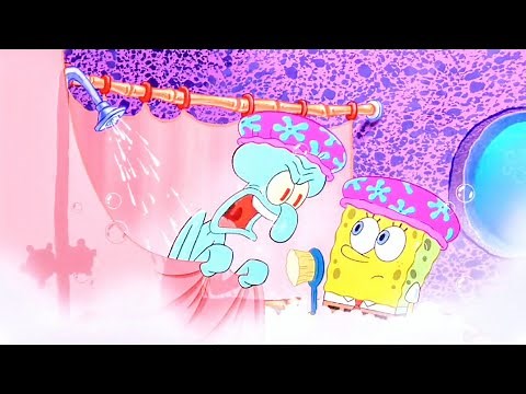 SpongeBob Movie - I’m Ready Promotion & Squidward Shower Scene