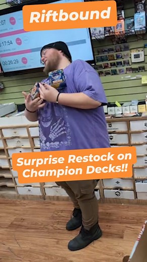 SURPRISE RESTOCK! 🔥 We've just restocked all three Riftbound Champion Decks! 💥 Grab yours while they last, available now at Chimera Gaming! #ChimeraGaming #RiftboundTCG #Riftbound #RiftboundCommunity #tcg | Chimera Gaming