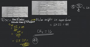 The vapour density of a gas is 22 . It cannot be... | Filo