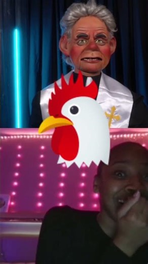 Priest Puppet SHOCKS Girl on OmeTV | Funniest Magic Dummy Reaction 😱