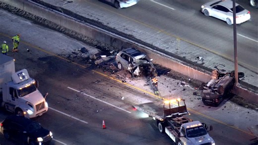 2 drivers seriously injured in wrong-way crash on I-294 in South Holland: Illinois State Police