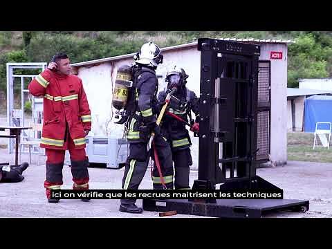 Examen de fin de formation pompier de Paris