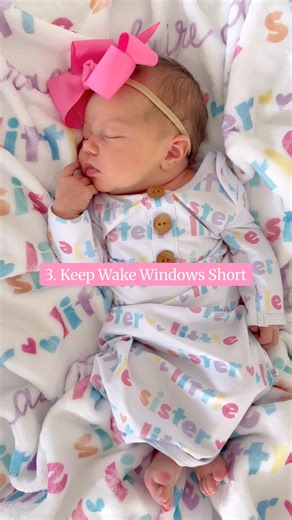 ✨ Newborn Sleep Tips Every Mama Needs ✨ Your baby is brand new to this world, and you’re both learning together 🤍 Here are 3 gentle ways to help guide your little one to better sleep: 1️⃣ Embrace the “Fourth Trimester” - think womb comforts: swaddling, rocking, white noise, & skin-to-skin. Forget strict schedules… connection comes first. 2️⃣ Teach Day vs. Night – keep days bright, full of noise and interactive ☀️ and nights calm, dim, and quiet 🌙 to help set their body clock. 3️⃣ Keep Wake Win