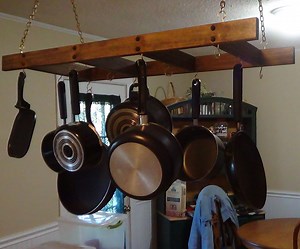 Make a Wooden Pot Rack