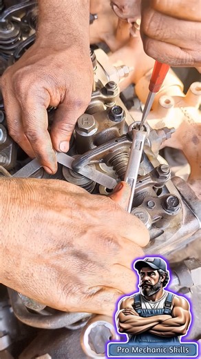 The Perfect Valve Tappet Adjustment Every Mechanic Should Know! ⚙️🔥 #shorts #viralvideo #mechanic