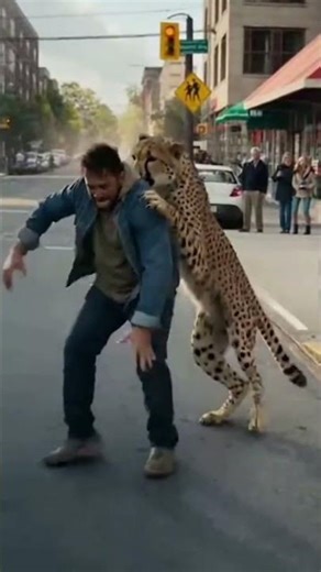 Man Attacked by Cheetah on Busy USA Street