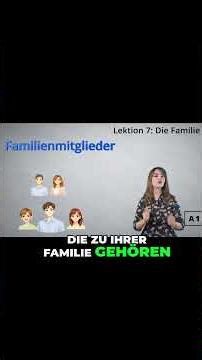 German learning A1: The family part-1