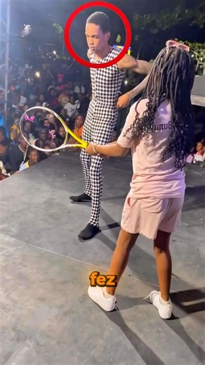He Fit Through the TENNIS RACKET! #curiosities #amazing #funny
