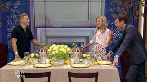 27K views · 264 reactions | Mikie Russo with simple ways to create a beautiful table setting | Live with Kelly and Mark | Facebook