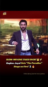 RAGHAV JUYAL SLOW-MO DANCE! 🔥 Grooving to Anirudh's Aaya Sher | The Paradise Event #Shorts 🎬🕺⚡️✨