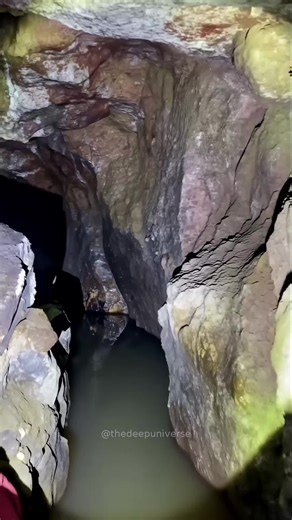 Who's watching from the depths?#creepyfaces #cavewhispers #cryptidaffairs