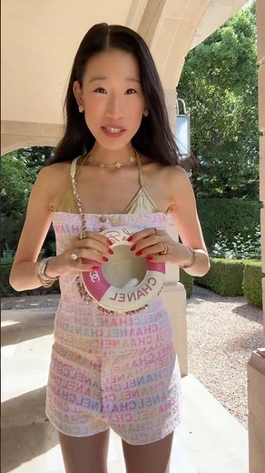 Pool party OOTD🎀🎀🎀 #poolparty #chanel #chanelbag