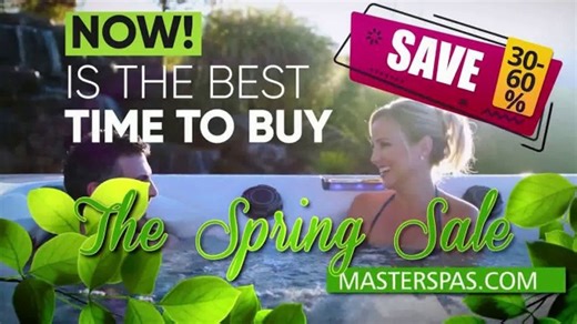 Master Spas The Spring Sale TV Spot, 'Backyard Oasis'