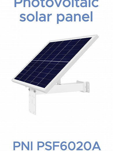 60W Photovoltaic Solar Panel with 20A Battery for Cameras