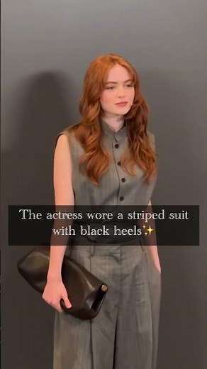 Sadie Sink at Calvin Klein SS27 🖤 #sadiesink