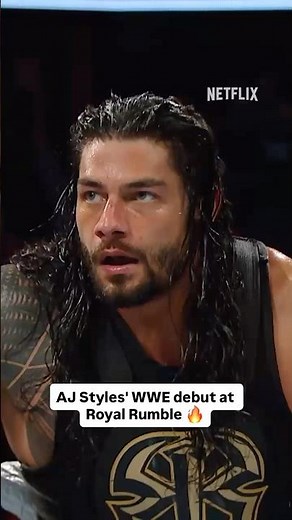 AJ Styles' WWE debut at Royal Rumble 🔥 #WWEonNetflix #RoyalRumble