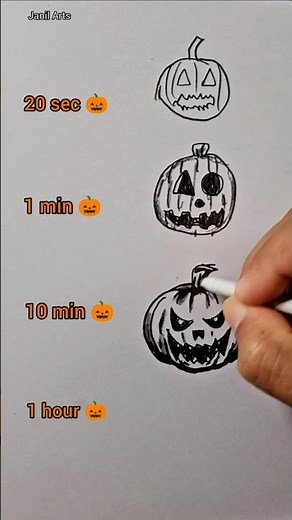Desenho abóbora de halloween