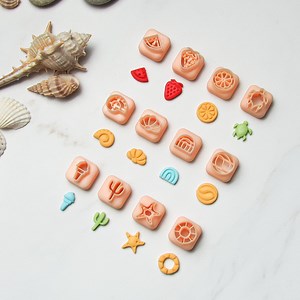 Summer Stud Clay Cutters: Mini Beach Theme Set - Etsy