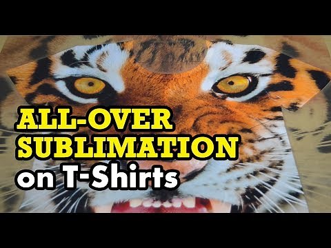 All Over Sublimation Printing on T-Shirts - Part 1 (The Printing Process)