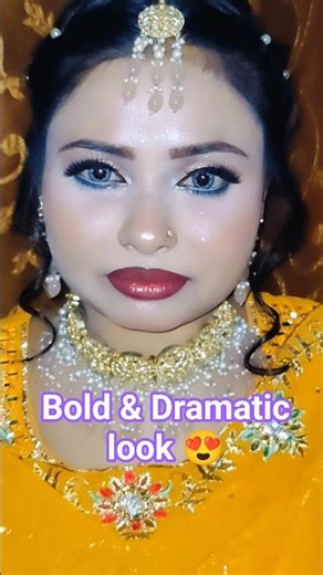 Bold & Dramatic look #shorts