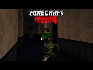 How to Build Plushtrap's Hallway Minigame in Minecraft | FNaF Decorations