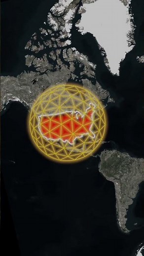 America's Golden Dome Explained 🇺🇸 | The Future of U.S.Missile Defense | Map Animation #USA #shorts