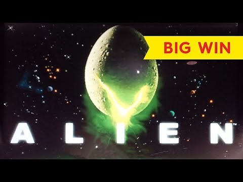 Alien Slot - $10 BETS - ALL FEATURES, GREAT SESSION!