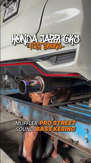 Test sound fullsystem NDK Exhaust di Honda Jazz Gk5 !!!