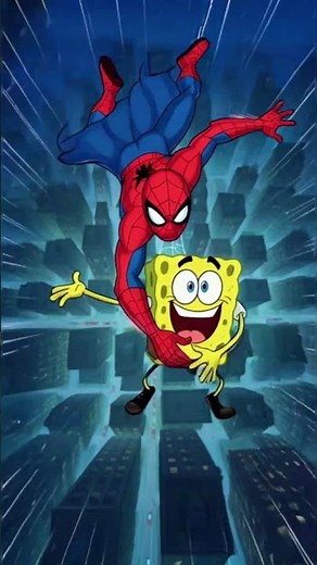 SpongeBob Falls from the Sky! Will He Survive #spongebob #animation #funny