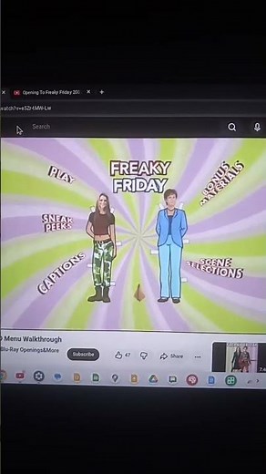 Freaky Friday 2003 DVD Menu/Play All Sequence (December 16, 2003)