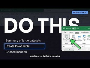Pivot Tables in Excel