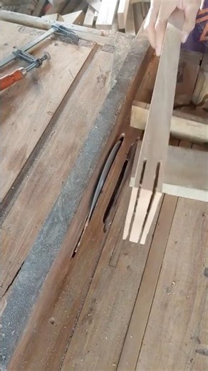 Perfect Tenon Cuts on a Table Saw! #shorts #tools #woodworking