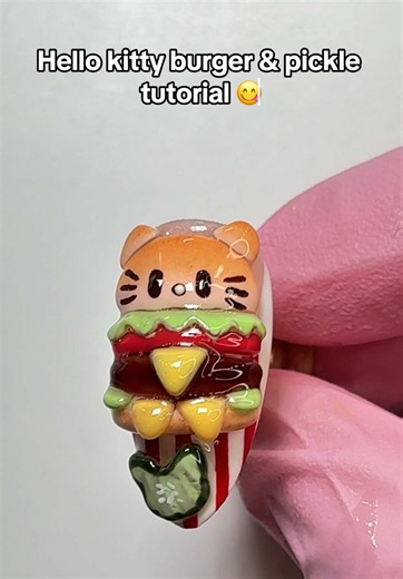 Cute Hello Kitty Nail Art Tutorial