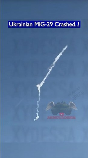 Ukrainian MiG-29 Explodes Mid-Air After Missile Malfunction