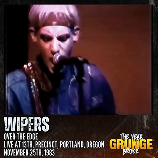 WIPERS - Over The Edge Live at Precinct 13, Portland, Oregon, November 25th, 1983. Wipers were formed by frontman Greg Sage in Portland, Oregon, in 1977 and were considered to be one of the first Pacific Northwest punk bands. The influence of the Wipers permeated the underground music scene of the Pacific Northwest and further afield throughout the 1980s and 90s. Cited as significant influences by bands like the Melvins, Green River, Dinosaur Jr., Pearl Jam, Hole and Nirvana, to name but a few. 