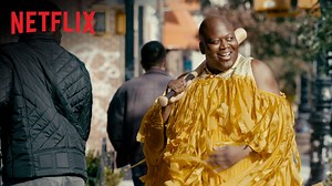 Like a warm, bedazzled parka, Titus Andromedon is here to soothe your winter blues. Unbreakable Kimmy Schmidt returns with season 3 on May 19. | Netflix