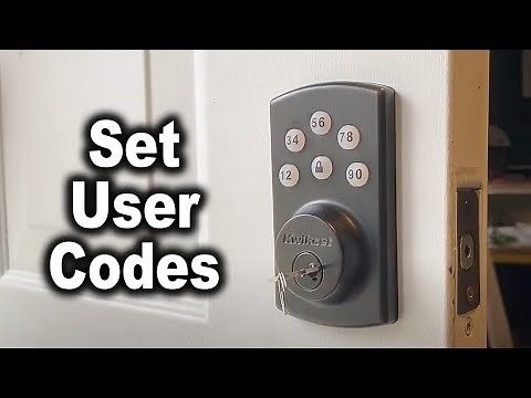 How to Set User Codes on Kwikset Powerbolt 2 Door Lock | The Fixer Clips