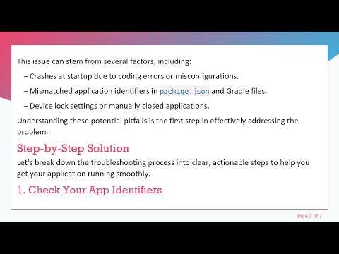 Resolving the Application Not Running Issue in Nativescript for Android