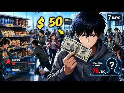 I Joined The Broke Game With 50 Yuan To Survive 7 Days For 100M Prize