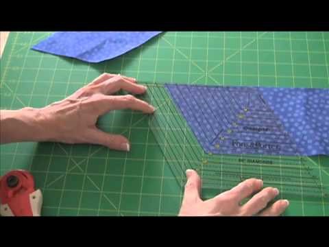 Sew Easy Lesson: 60º Diamonds and Pyramids Quilting Video