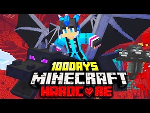 【マイクラ】100日間エンダードラゴンに変身した結果...【マインクラフト】【100日】