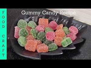 Gummy Candy Recipe | Jello Candy | Jujubes | Homemade Gummy Candy | Gum Drops Candy | FoodCraft 5015