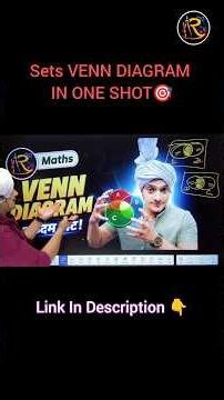SETS VENN DIAGRAM In ONE SHOT 🔥 | Class 11 Maths | NCERT