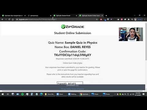 ZipGrade Student Portal Tutorial