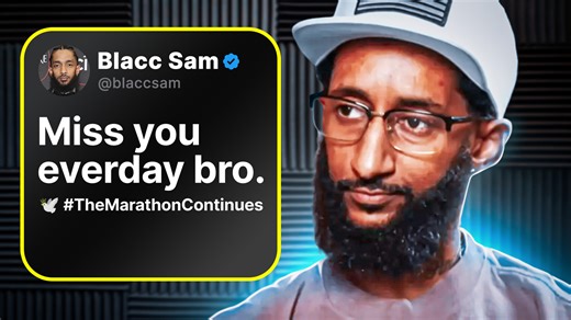 Nipsey Hussle's Brother Black Sam Addresses Allegations About Unaliving Exposing The Fake !? Follow Iamjoestone _ _ Nipsey Hussle‘s brother, Blacc Sam, has opened up about what happened in the final moments of the rapper’s life in a rare new interview. In the a conversation with Big Boy on his Off Air Series on Friday (August 9), Sam, born Sam Asghedom, shared what he was told about the minutes leading up to the tragedy, along with a theory on what Eric Holder was thinking when he pulled the tri