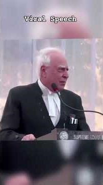 Viral speech by Senior advocate Kapil Sibal sir | Supreme court of India | Kapil Sibal | #shorts