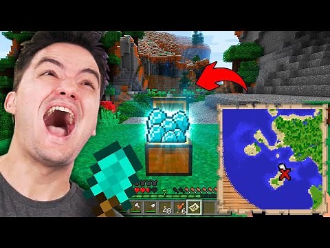 FOLLOW A MAP OF THE TREASURE CHEST IN MINECRAFT #1-04 [+10]