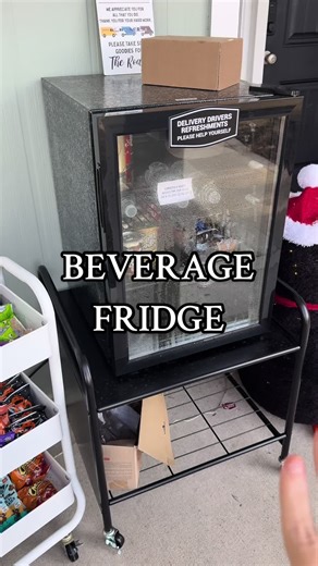 Stylish Mini Fridge with Adjustable Temperature