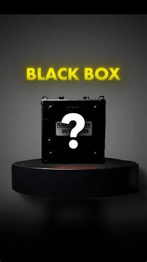Why do People search for the BLACK BOX after a Crash 🛑✈️
